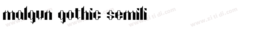 malgun gothic semili字体转换